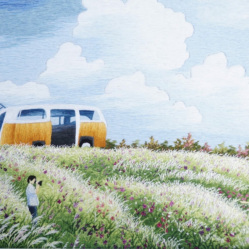 Tranh thêu tay Phong cảnh – Thêm sức sống cho không gian sống của bạn - Ảnh 7