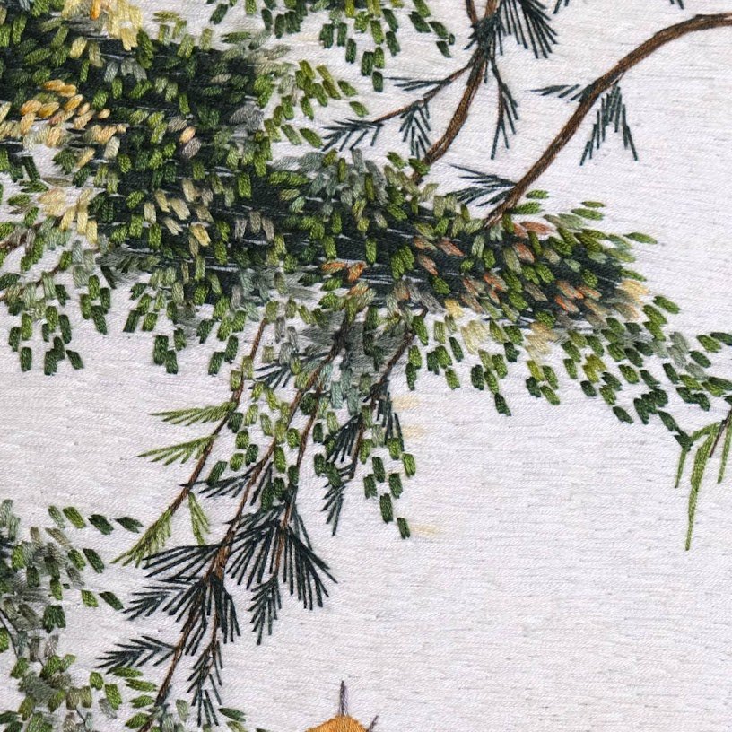 Tranh thêu tay Hồ Gươm Hà Nội – Vẻ đẹp văn hóa qua nét chỉ tinh tế - Ảnh 2