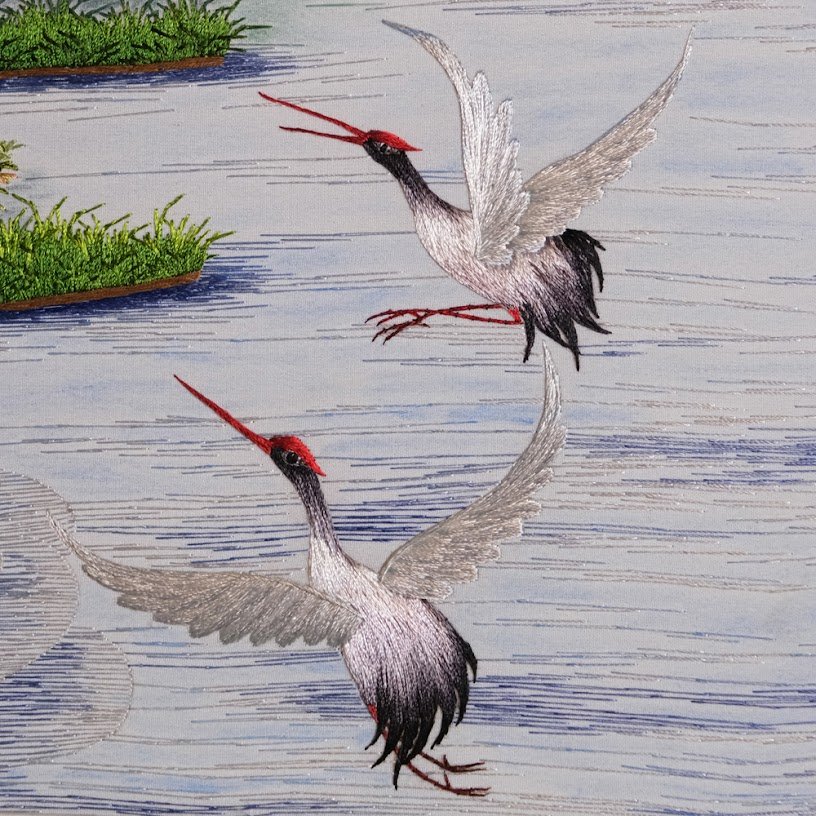 Tranh thêu tay Thuận Buồm Xuôi Gió – Ngọt Ngào Nghệ Thuật Từng Đường Kim Mũi Chỉ - Ảnh 3