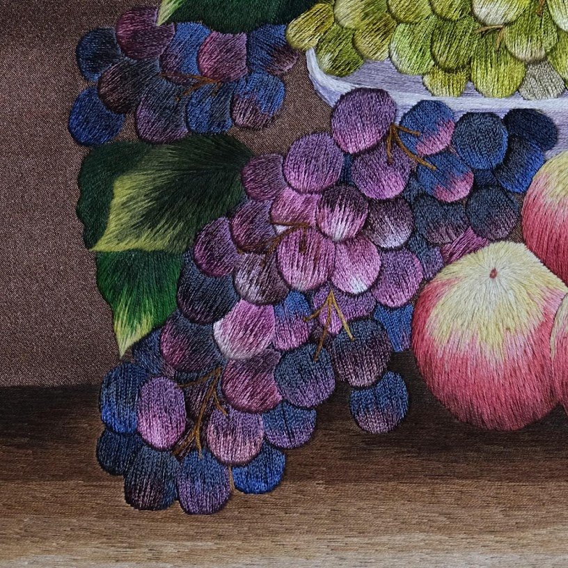 Tranh thêu tay Hoa Quả – Đậm Đà Sắc Màu Thiên Nhiên - Ảnh 3