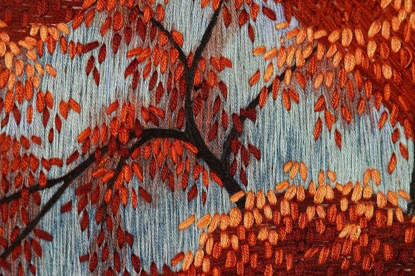 Tranh thêu tay Phố cổ Hà Nội – Khơi gợi ký ức xưa giữa lòng hiện đại - Ảnh 3