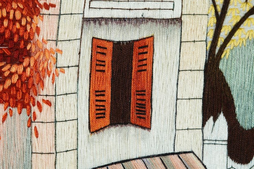 Tranh thêu tay Phố cổ Hà Nội – Khơi gợi ký ức xưa giữa lòng hiện đại - Ảnh 6