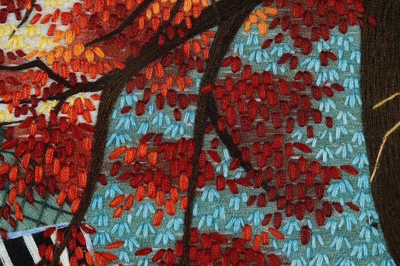 Tranh thêu tay Phố cổ Hà Nội – Khơi gợi ký ức xưa giữa lòng hiện đại - Ảnh 9