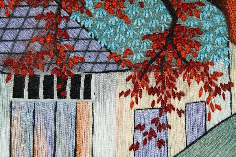 Tranh thêu tay Phố cổ Hà Nội – Khơi gợi ký ức xưa giữa lòng hiện đại - Ảnh 8