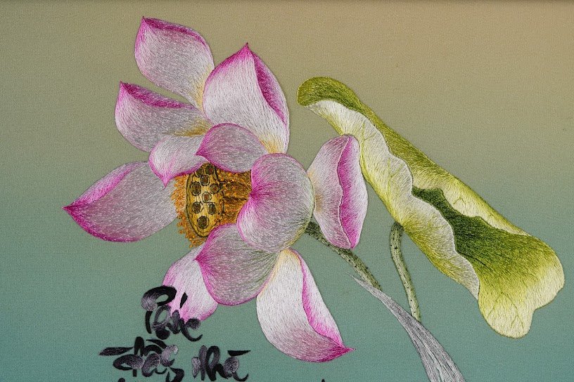 Tranh thêu tay Chữ Phúc – Phúc Lành trong Từng Đường Kim Mũi Chỉ - Ảnh 9