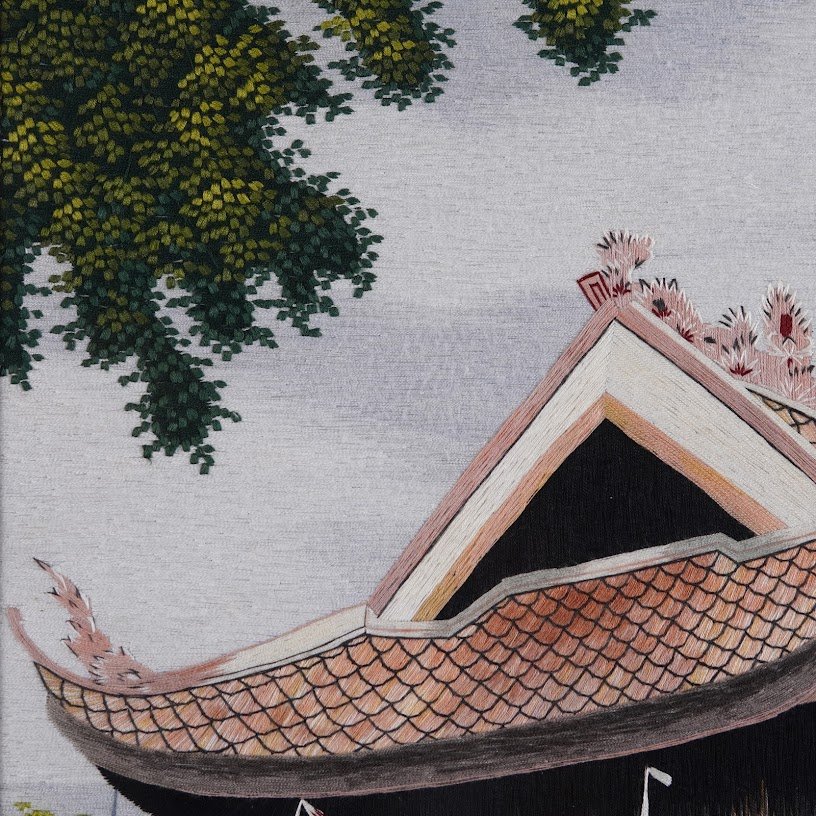 Tranh thêu tay Chùa Một Cột – Vẻ đẹp tinh tế của di sản văn hóa độc đáo - Ảnh 7