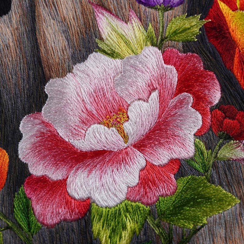 Tranh thêu tay Phu thê viên mãn - Vẻ đẹp hoàn hảo cho không gian sống - Ảnh 10