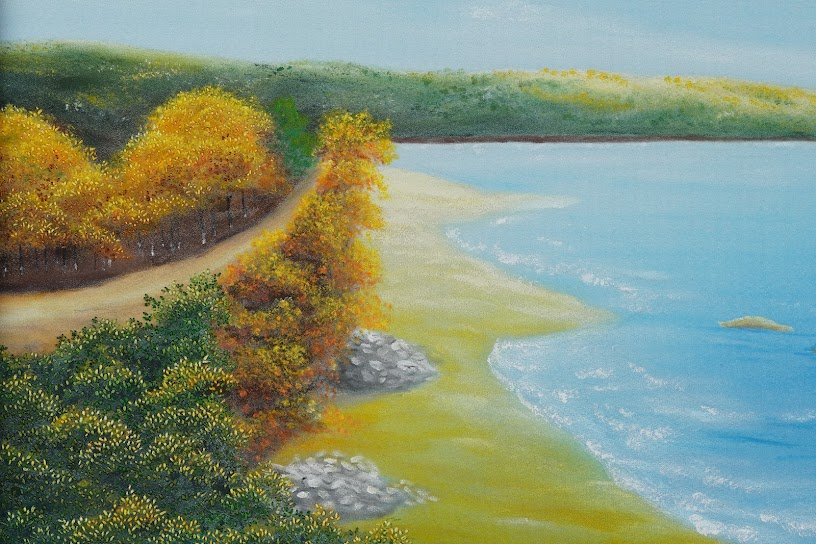 Tranh thêu tay Hoa hướng dương – Một góc bình yên với sắc vàng rực rỡ - Ảnh 3