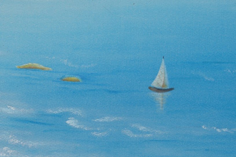 Tranh thêu tay Hoa hướng dương – Một góc bình yên với sắc vàng rực rỡ - Ảnh 5