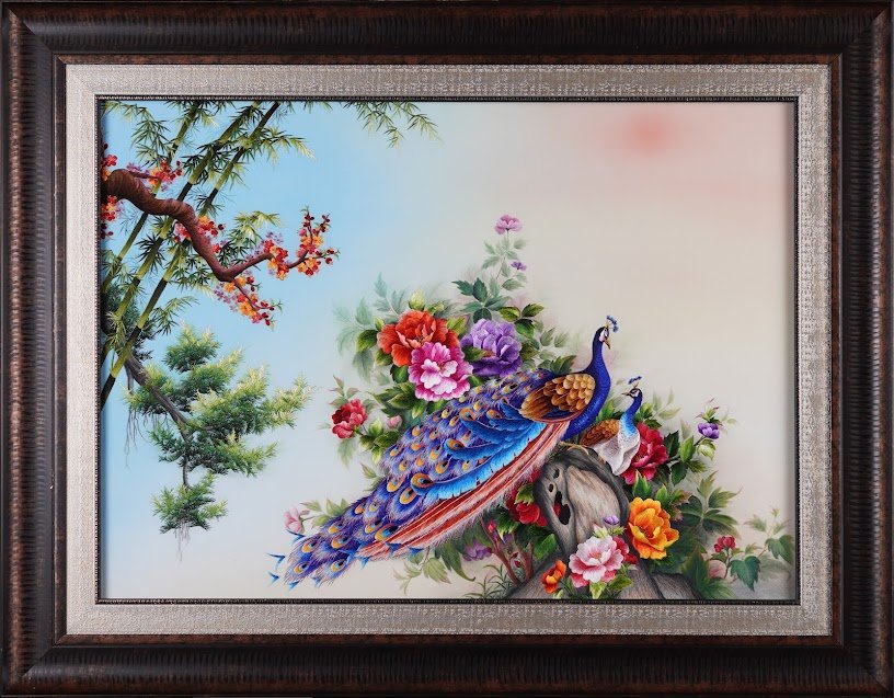 Tranh thêu tay Phu thê viên mãn - Vẻ đẹp hoàn hảo cho không gian sống - Ảnh 9