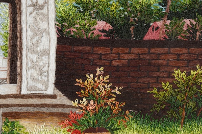 Tranh thêu tay Văn Miếu Khuê Văn Các – Khám phá nghệ thuật di sản văn hóa Việt Nam - Ảnh 7