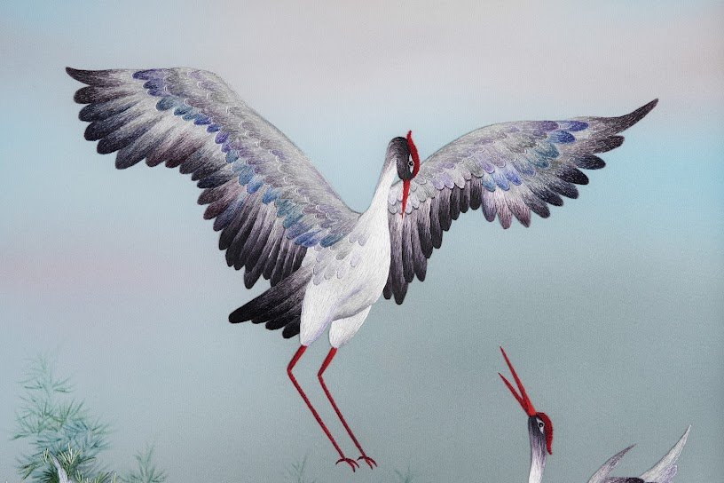 Tranh thêu tay Vũ điệu hạnh phúc – Khám phá nghệ thuật từ từng mũi kim - Ảnh 7