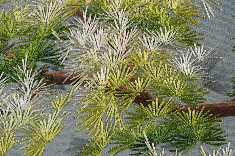 Tranh thêu tay Vũ điệu hạnh phúc – Khám phá nghệ thuật từ từng mũi kim - Ảnh 3