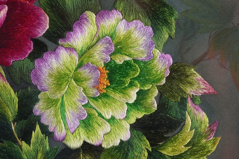 Tranh thêu tay Hoa Mẫu Đơn – Tinh Hoa Nghệ Thuật Từ Đôi Bàn Tay Khéo Léo - Ảnh 13