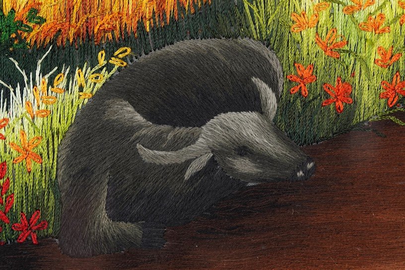 Tranh thêu tay Phong cảnh Quê Hương – Vẻ Đẹp Tinh Tế Qua Từng Đường Kim Mũi Chỉ - Ảnh 4