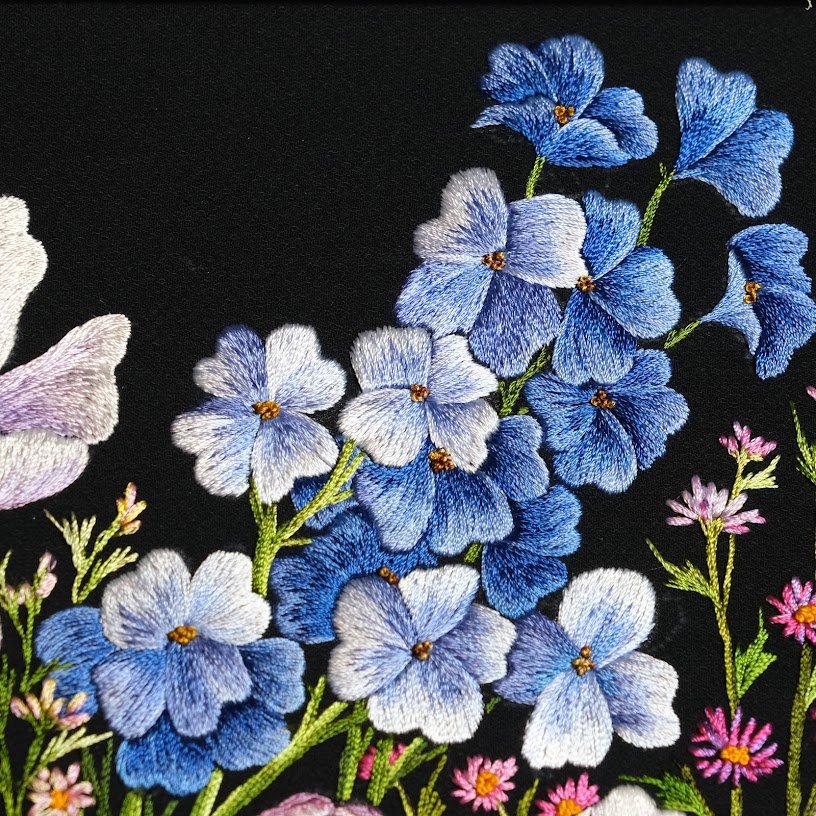 Tranh thêu tay Hoa Phlox – Nét Đẹp Mộc Mạc Kiêu Sa - Ảnh 5