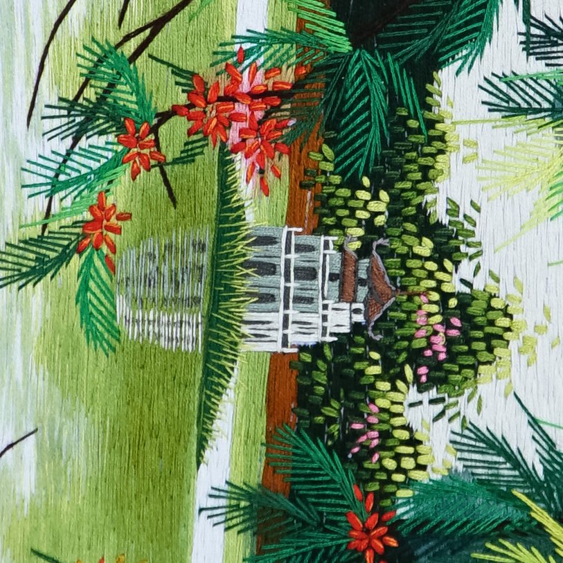 Tranh thêu tay Hồ Gươm Hà Nội – Tuyệt tác nghệ thuật nơi phong cảnh Việt Nam - Ảnh 5