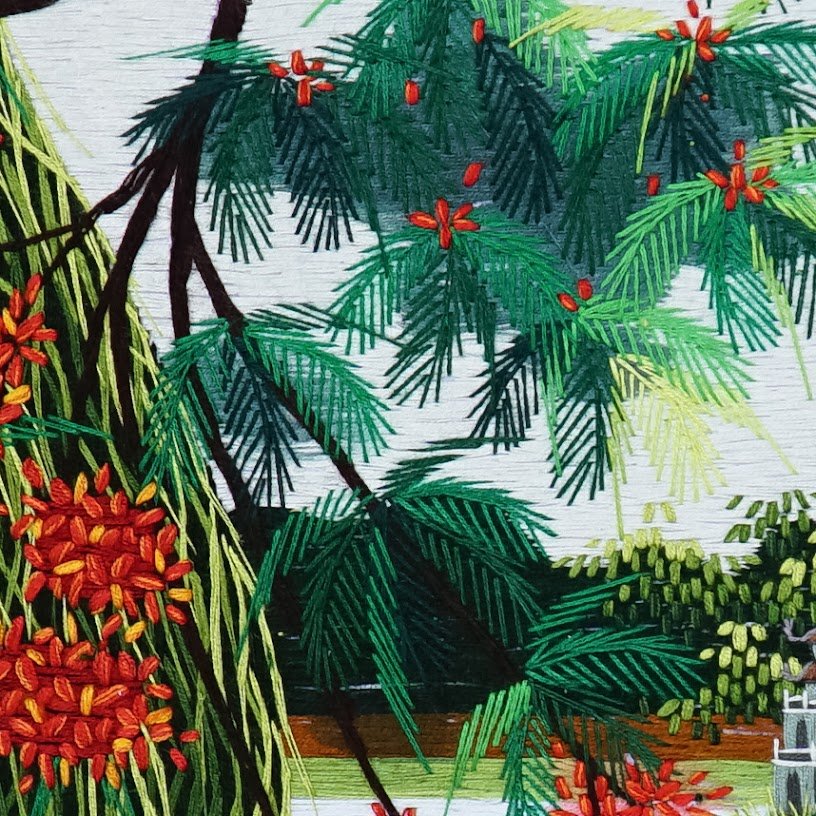 Tranh thêu tay Hồ Gươm Hà Nội – Tuyệt tác nghệ thuật nơi phong cảnh Việt Nam - Ảnh 7