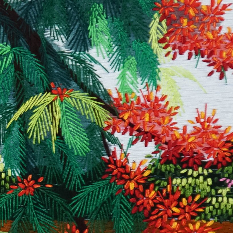 Tranh thêu tay Hồ Gươm Hà Nội – Tuyệt tác nghệ thuật nơi phong cảnh Việt Nam - Ảnh 4