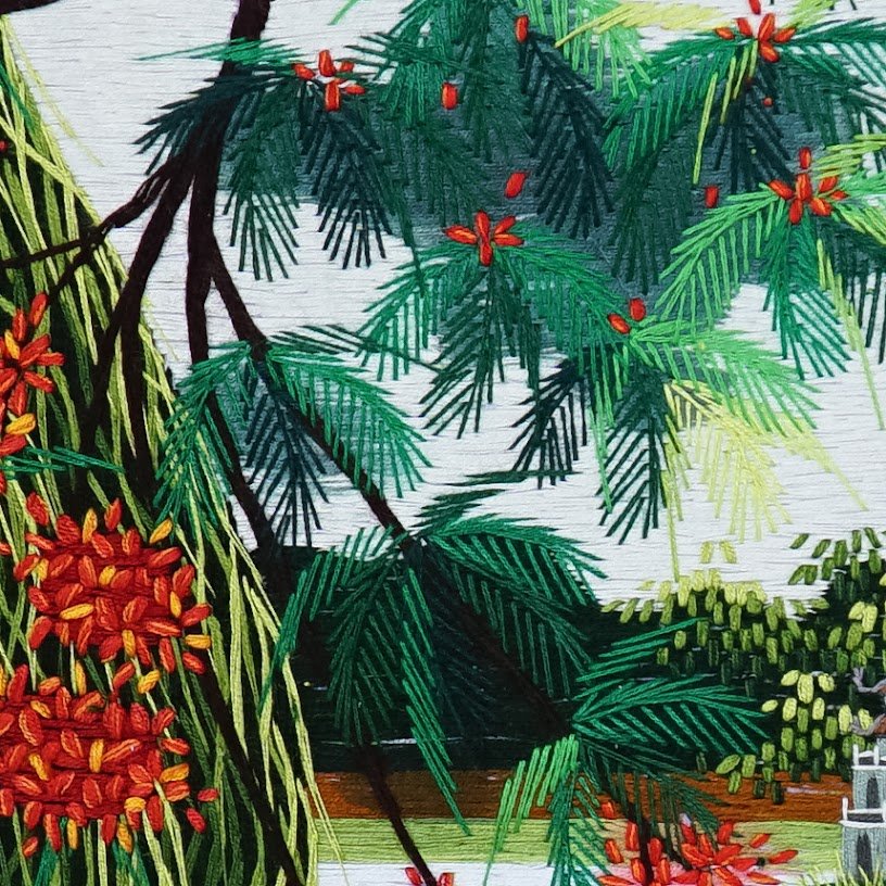 Tranh thêu tay Hồ Gươm Hà Nội – Tuyệt tác nghệ thuật nơi phong cảnh Việt Nam - Ảnh 3