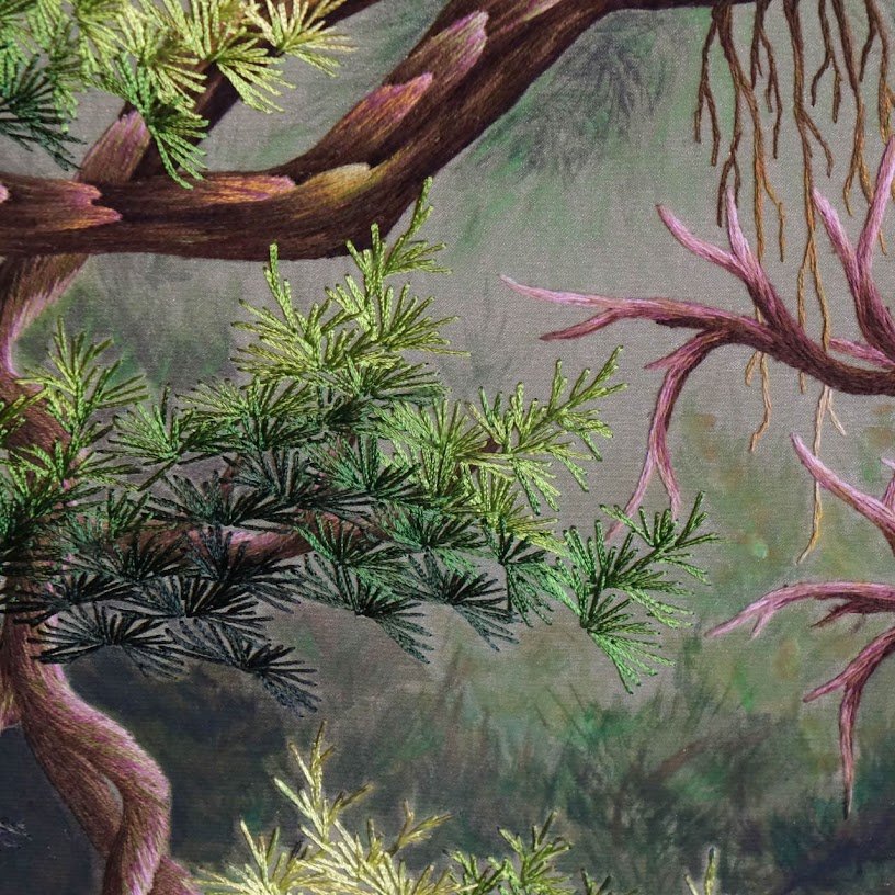 Tranh thêu tay Vũ Điệu Bình Minh – Khơi Sắc Tinh Khôi - Tăng Phúc Không Gian Sống - Ảnh 2