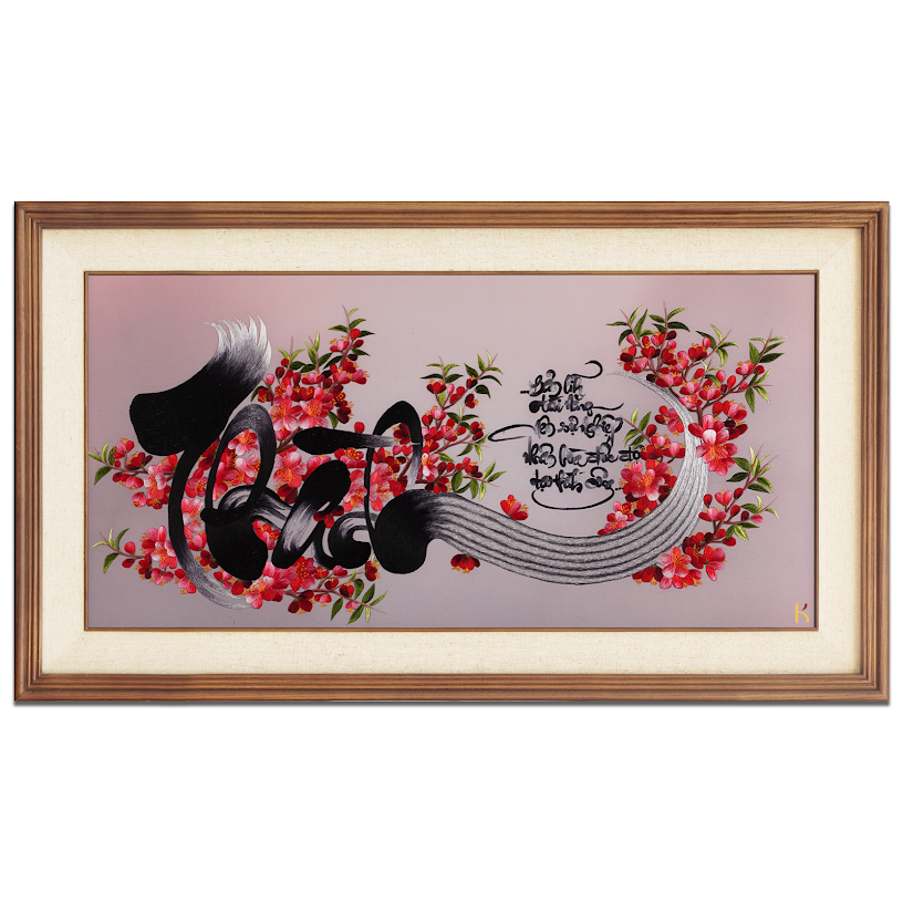 Tranh thêu tay Chữ Thành – Tạo Năng Lượng Tích Cực Cho Ngôi Nhà Bạn