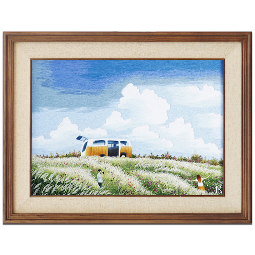 Tranh thêu tay Phong cảnh – Thêm sức sống cho không gian sống của bạn