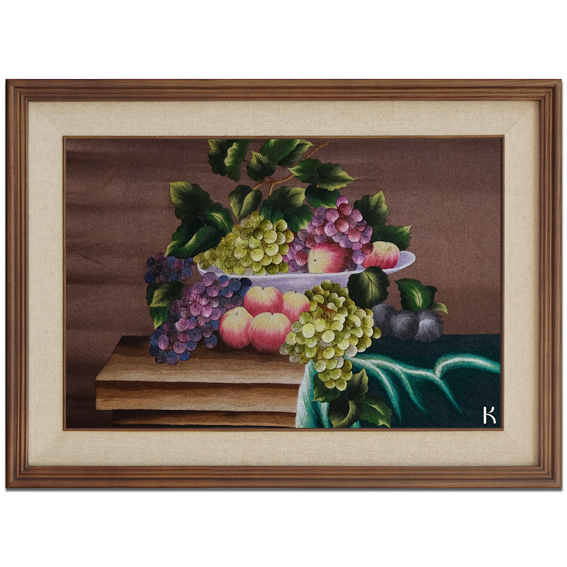 Tranh thêu tay Hoa Quả – Đậm Đà Sắc Màu Thiên Nhiên