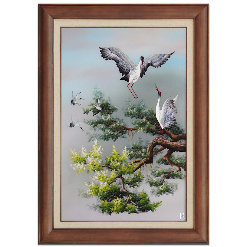 Tranh thêu tay Vũ điệu hạnh phúc – Khám phá nghệ thuật từ từng mũi kim